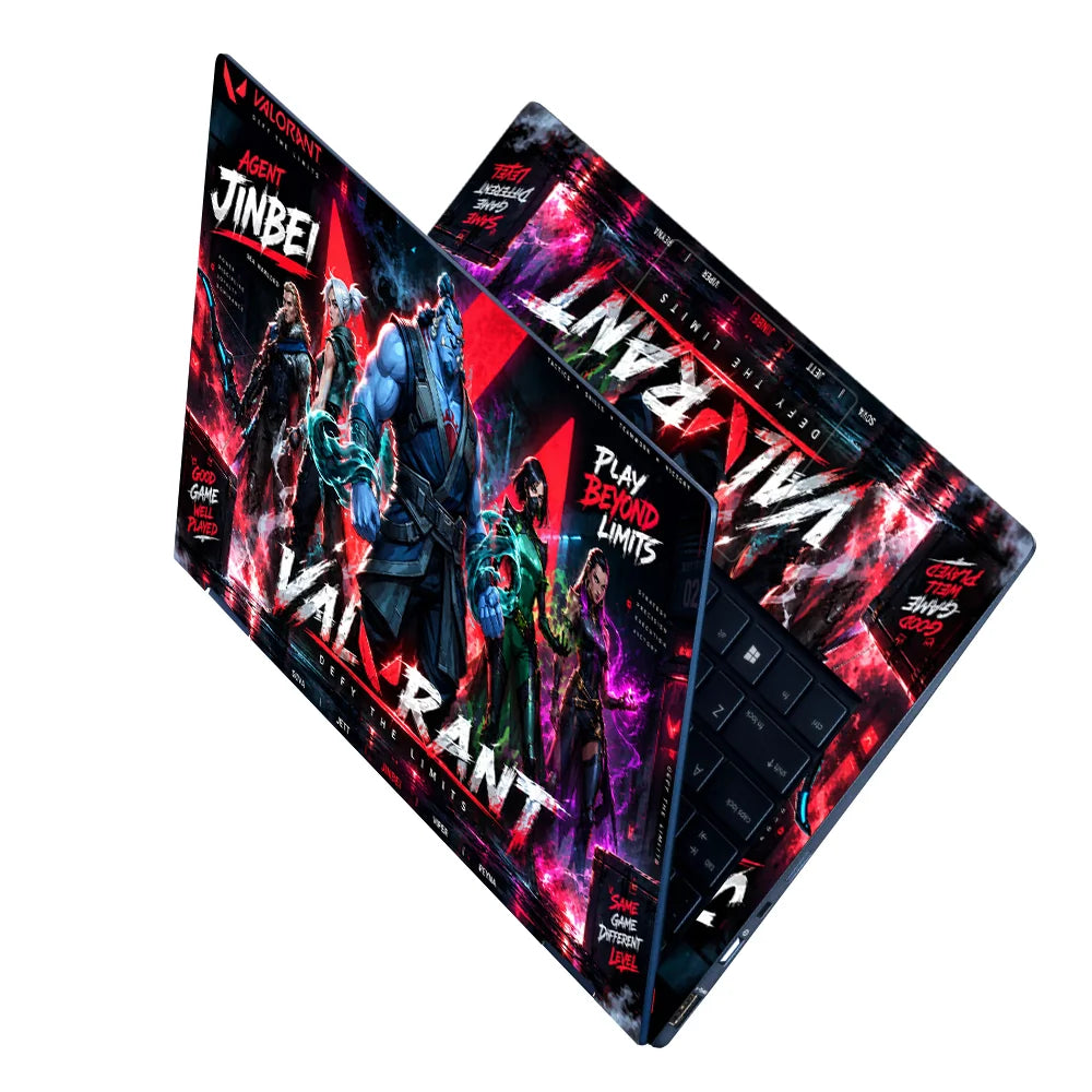 Valorant Agent Jinbei Lineup Laptop Skin - View 2