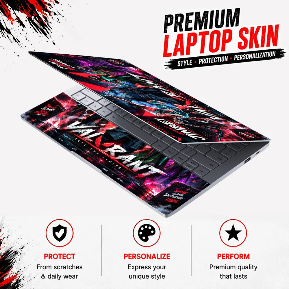 Valorant Agent Jinbei Lineup Laptop Skin - View 3