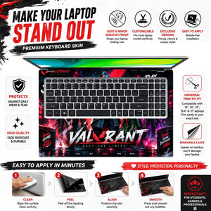 Valorant Agent Jinbei Lineup Laptop Skin - View 5