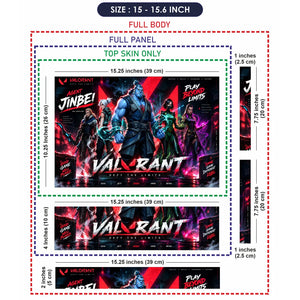 Valorant Agent Jinbei Lineup Laptop Skin - View 8