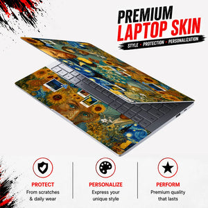 Van Gogh Loving Vincent Art Laptop Skin - View 3
