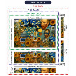 Van Gogh Loving Vincent Art Laptop Skin - View 7