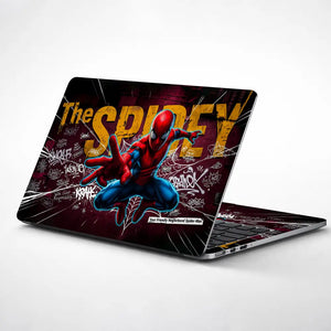Vibrant Superhero Graffiti Style Art Laptop Skin - View 1