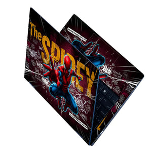 Vibrant Superhero Graffiti Style Art Laptop Skin - View 2
