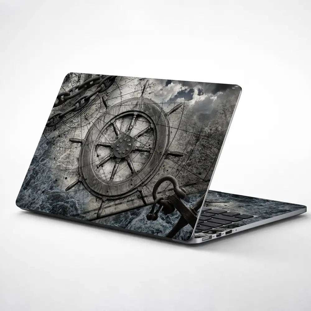 Vintage Navigation Laptop Skin - View 1