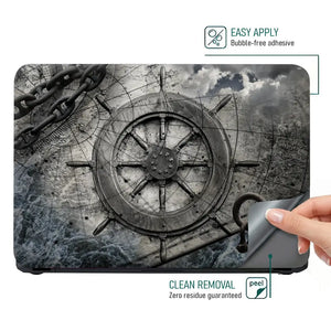 Vintage Navigation Laptop Skin - View 4