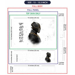 Wakanda Forever Shadow Panther Elite Laptop Skin - View 6