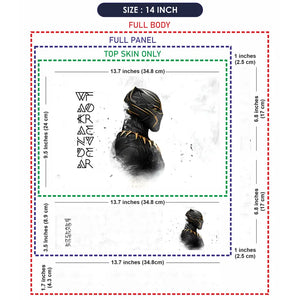 Wakanda Forever Shadow Panther Elite Laptop Skin - View 7