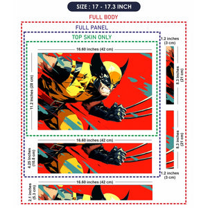 Wolverine Action Splash Laptop Skin - View 9