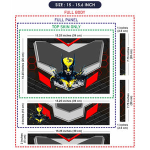 Wolverine X Men Claws Laptop Skin - View 8