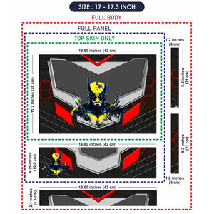Wolverine X Men Claws Laptop Skin - View 9