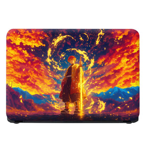 Zenitsu in Sunset Laptop Skin - View 4