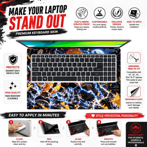 Zenitsu Thunder Breathing Shrine Laptop Skin - View 5
