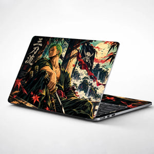 Zoro Bamboo Maple Repose Laptop Skin - View 1