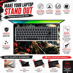 Zoro Bamboo Maple Repose Laptop Skin - View 5