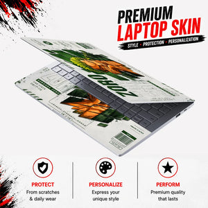 Zoro Nothing Happened Smirk Laptop Skin - View 3