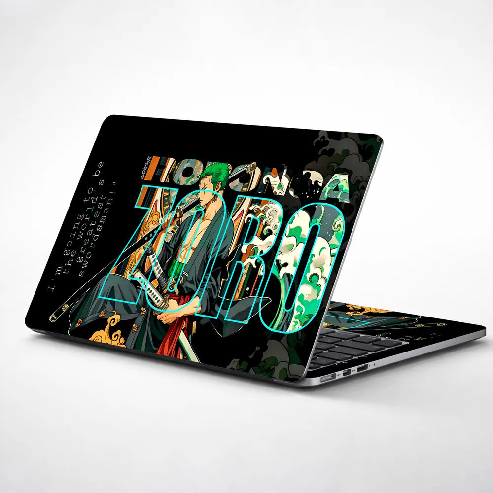 Zoro One Piece Laptop Skin - View 1