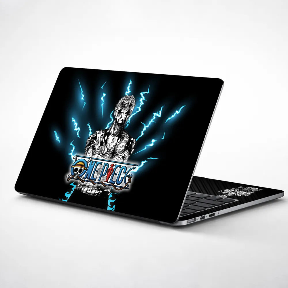 Zoro One Piece Storm Laptop Skin - View 1