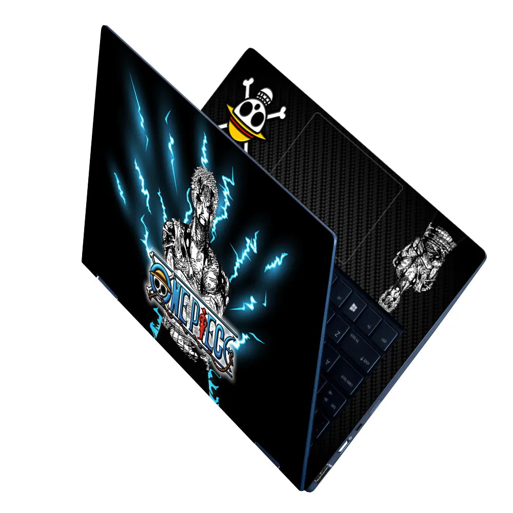Zoro One Piece Storm Laptop Skin - View 2