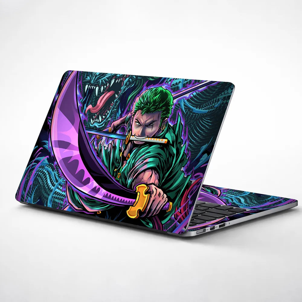 Zoro Purple Laptop Skin - View 1
