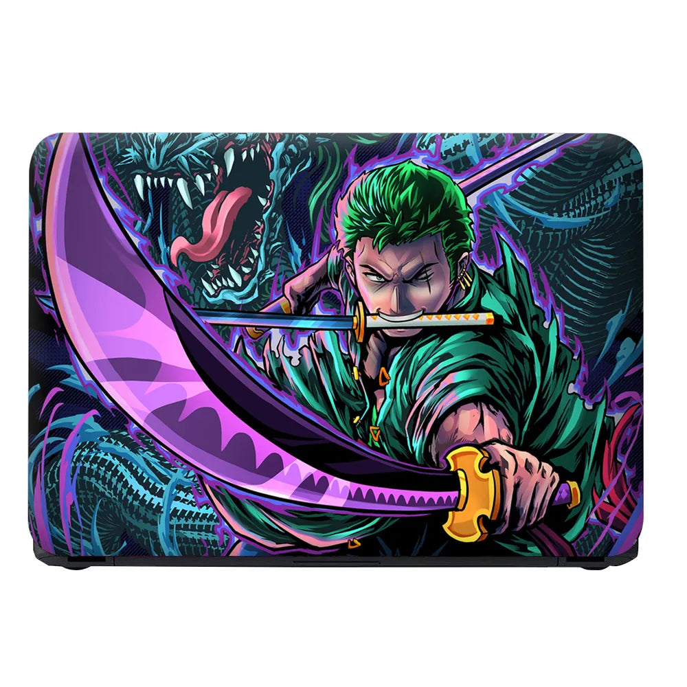Zoro Purple Laptop Skin - View 4