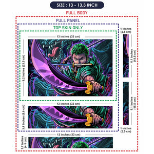 Zoro Purple Laptop Skin - View 6