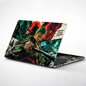 Zoro Sharper Me Panels Laptop Skin - View 1