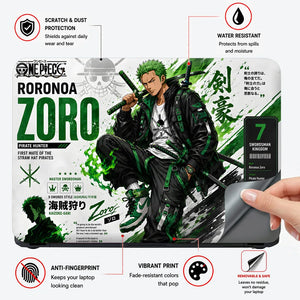 Zoro Streetwear Green Sneaker Laptop Skin - View 4
