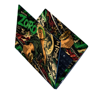 Zoro Three-Sword Inkstorm Laptop Skin - View 2