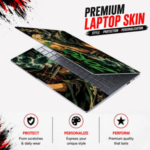 Zoro Three-Sword Style Poster Laptop Skin - View 3