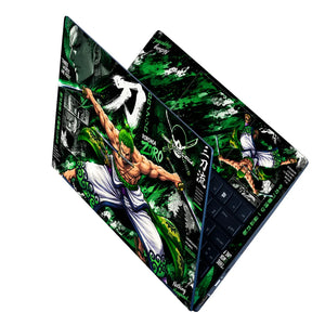 Zoro Three Swords Stance Laptop Skin - View 2
